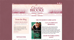 Desktop Screenshot of christina-brooke.com