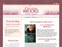Tablet Screenshot of christina-brooke.com